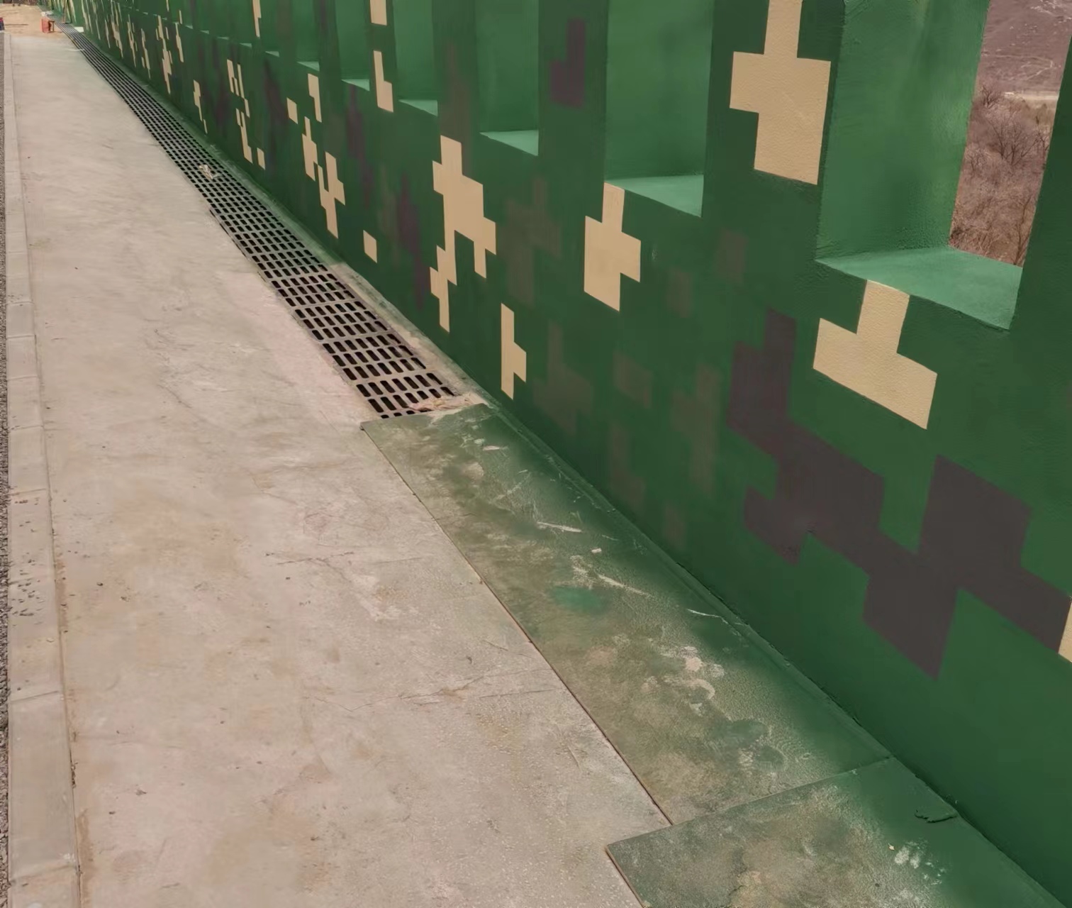 常州围墙迷彩喷涂,数迷彩漆